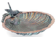 Achla Scallop Shell Birdbath